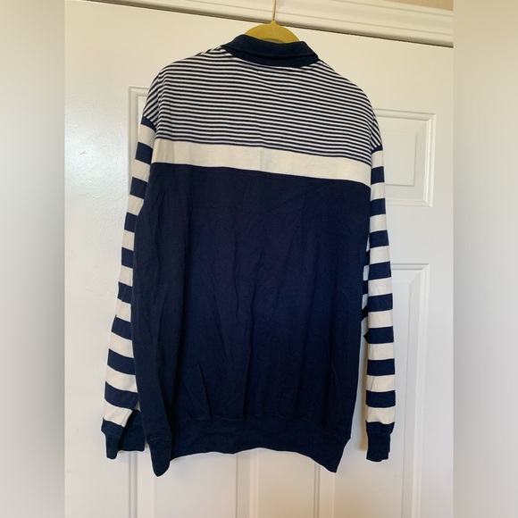 CABIN CREEK TALL Blue And White Shirt 🌴 - Picture 2 of 7